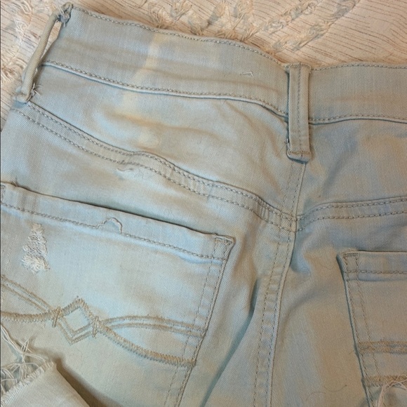 Light Blue Distressed Jeans - Picture 8 of 9